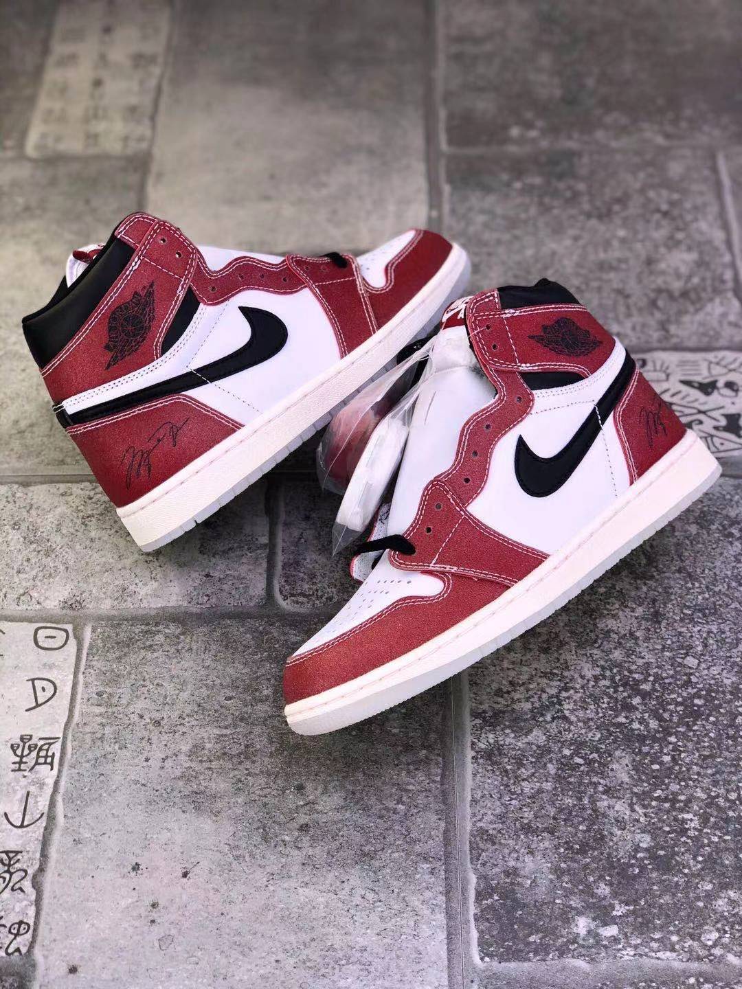 jordan air jordan 1 retro high - Rojo Negro Blanco