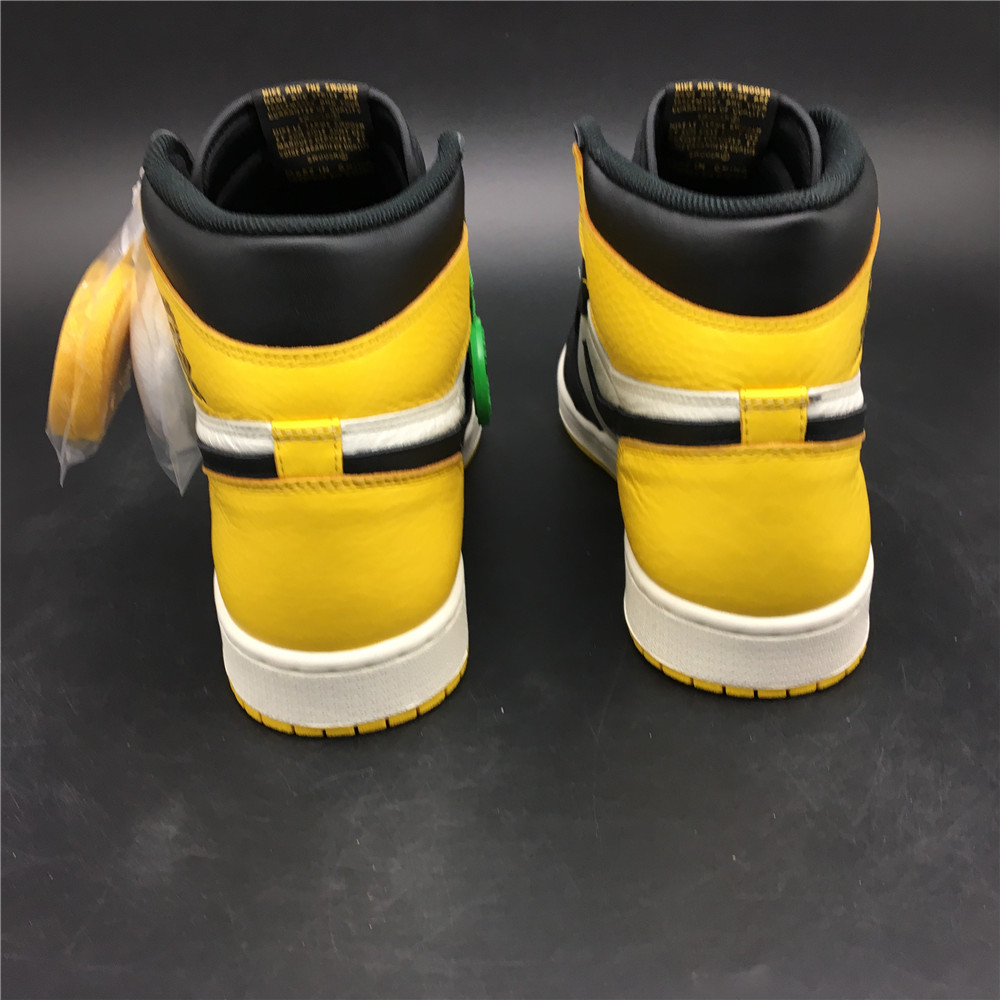 jordan air jordan 1 retro high - Blanco Amarillo Negro