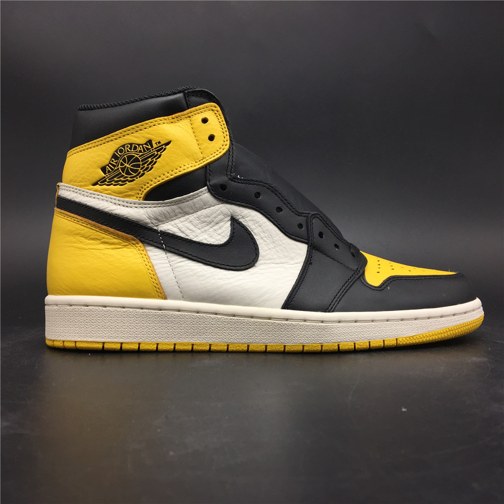 jordan air jordan 1 retro high - Blanco Amarillo Negro