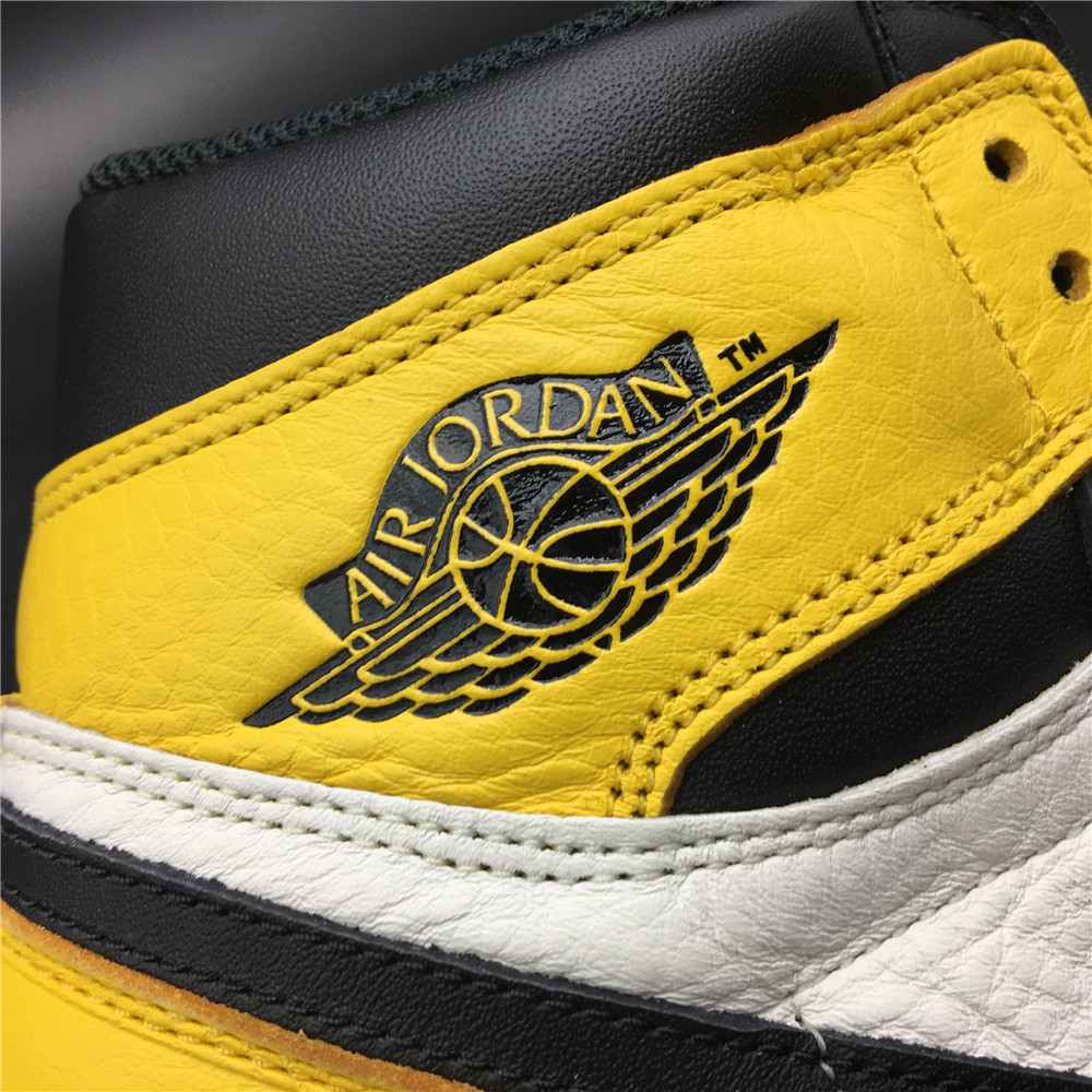 jordan air jordan 1 retro high - Blanco Amarillo Negro