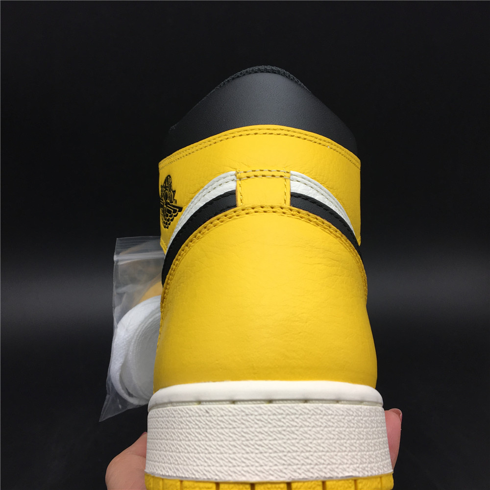 jordan air jordan 1 retro high - Blanco Amarillo Negro