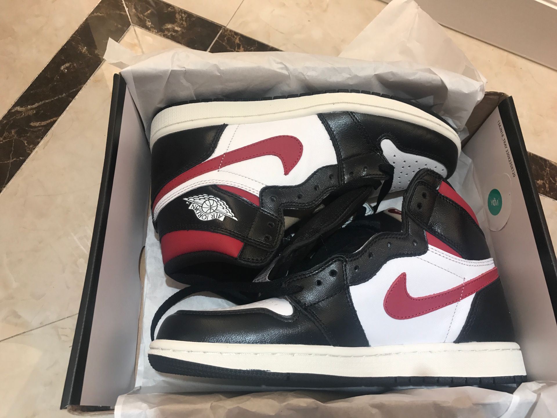 jordan air jordan 1 retro high - Negro Rojo Blanco
