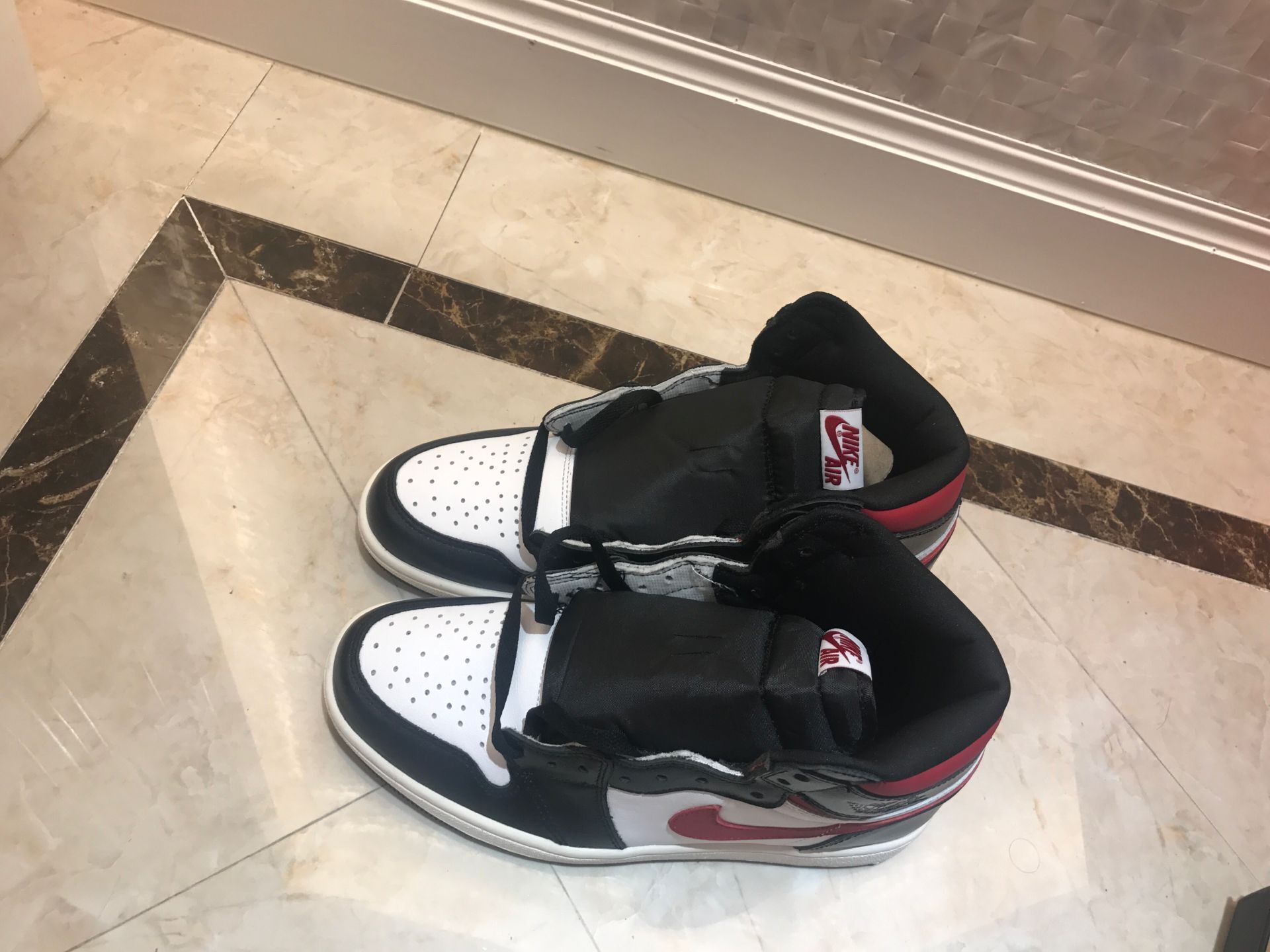 jordan air jordan 1 retro high - Negro Rojo Blanco