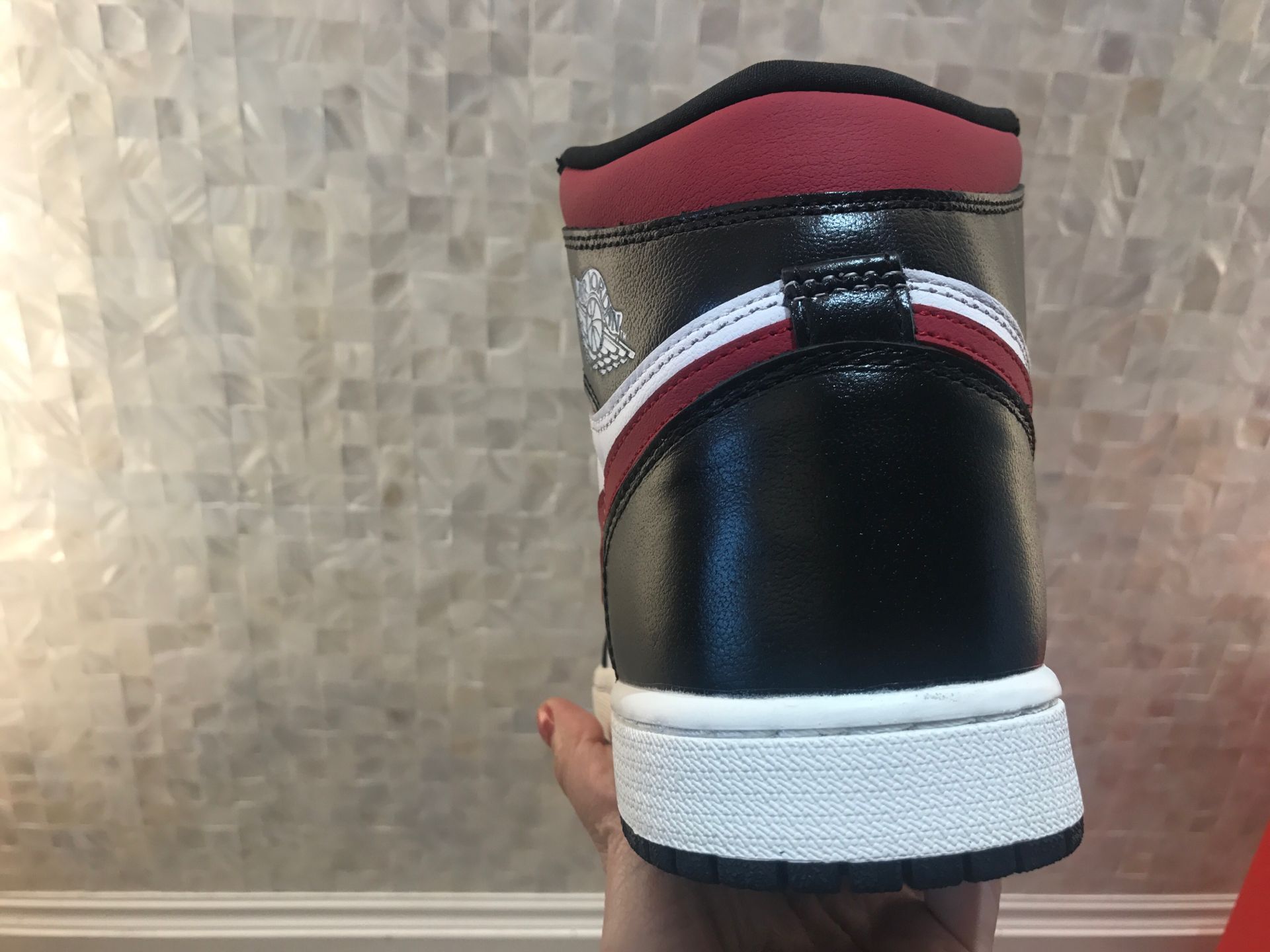 jordan air jordan 1 retro high - Negro Rojo Blanco