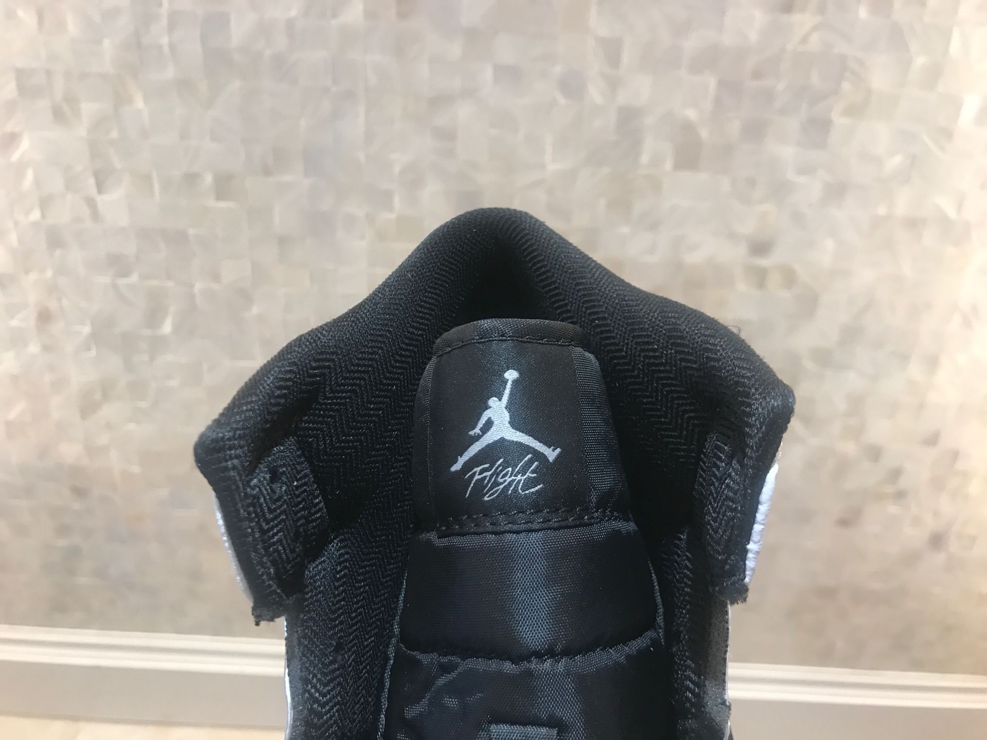 jordan air jordan 1 retro mid - Blanco Negro
