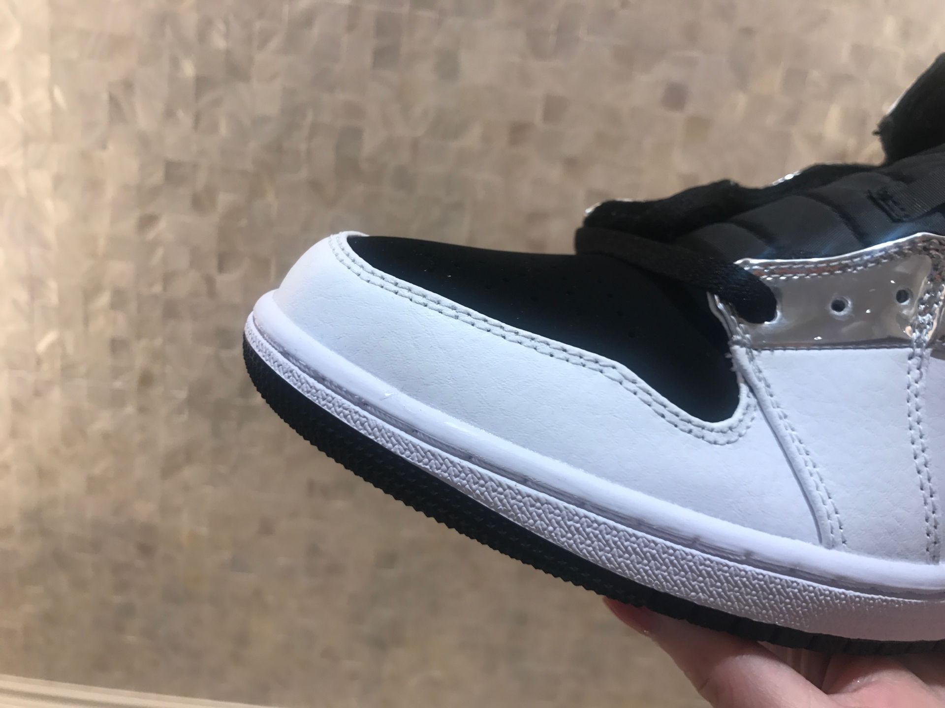 jordan air jordan 1 retro mid - Blanco Negro