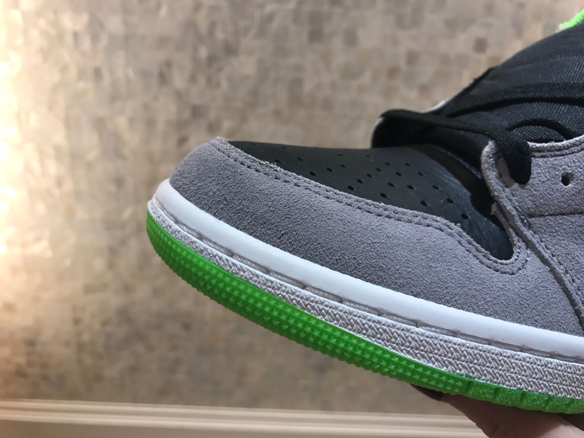 jordan air jordan 1 retro high - Gris Verde Negro