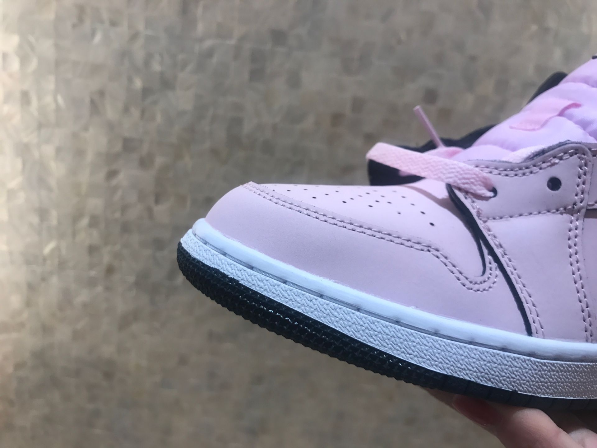 jordan air jordan 1 retro mid - Rosado Negro