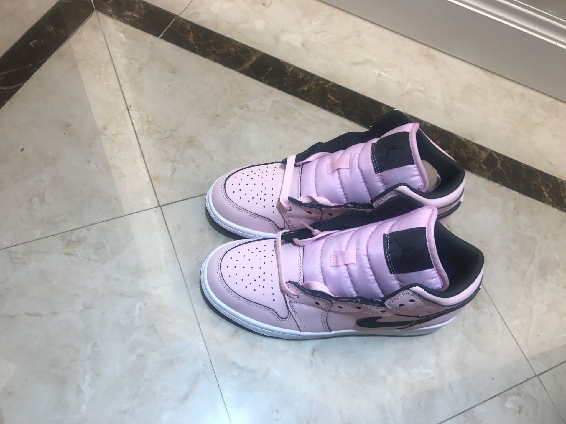jordan air jordan 1 retro mid - Rosado Negro