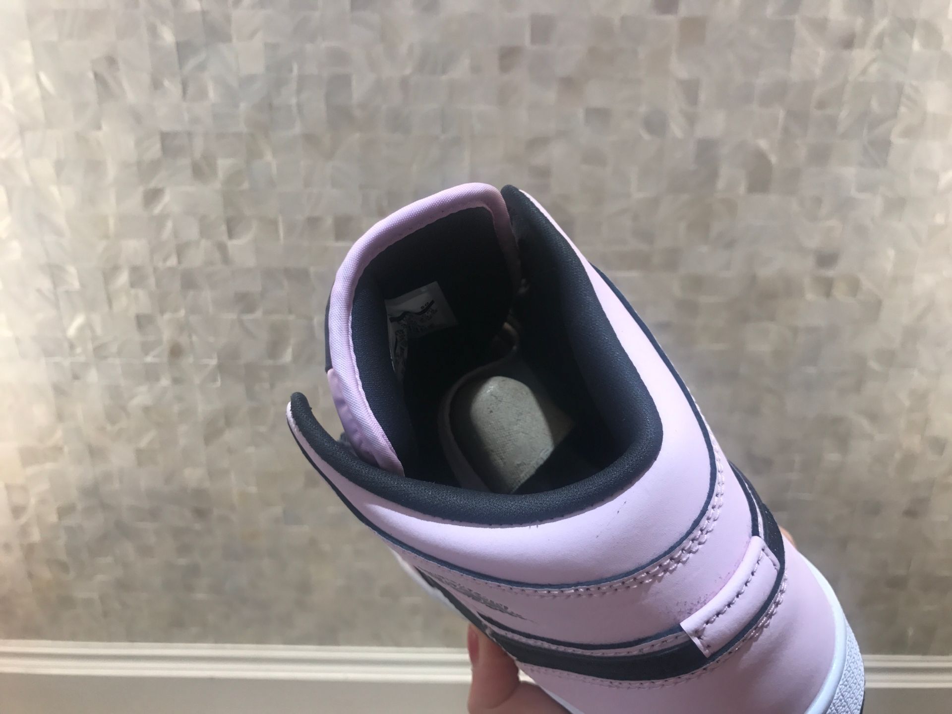 jordan air jordan 1 retro mid - Rosado Negro