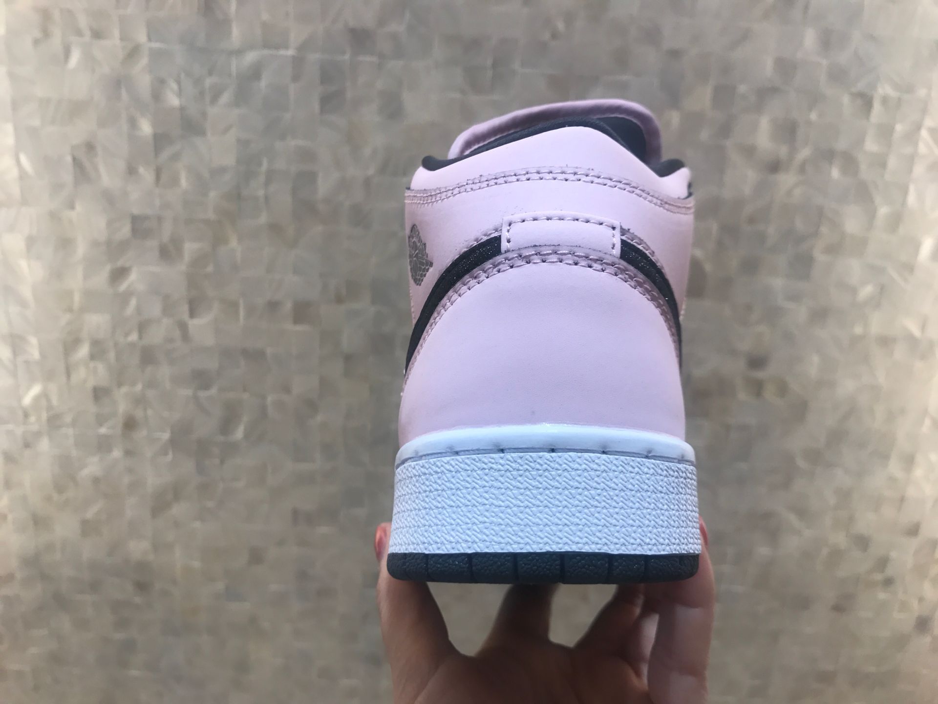 jordan air jordan 1 retro mid - Rosado Negro