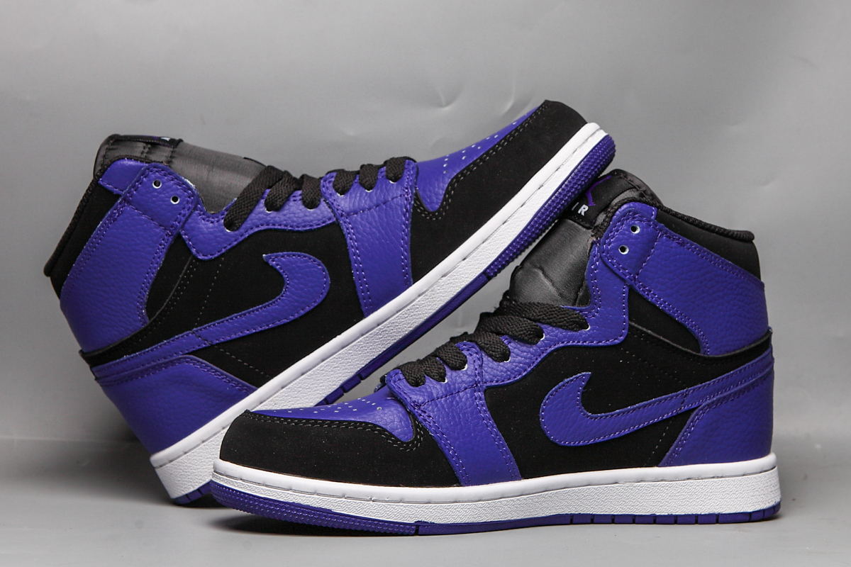 jordan air jordan 1 retro high - Morado Negro