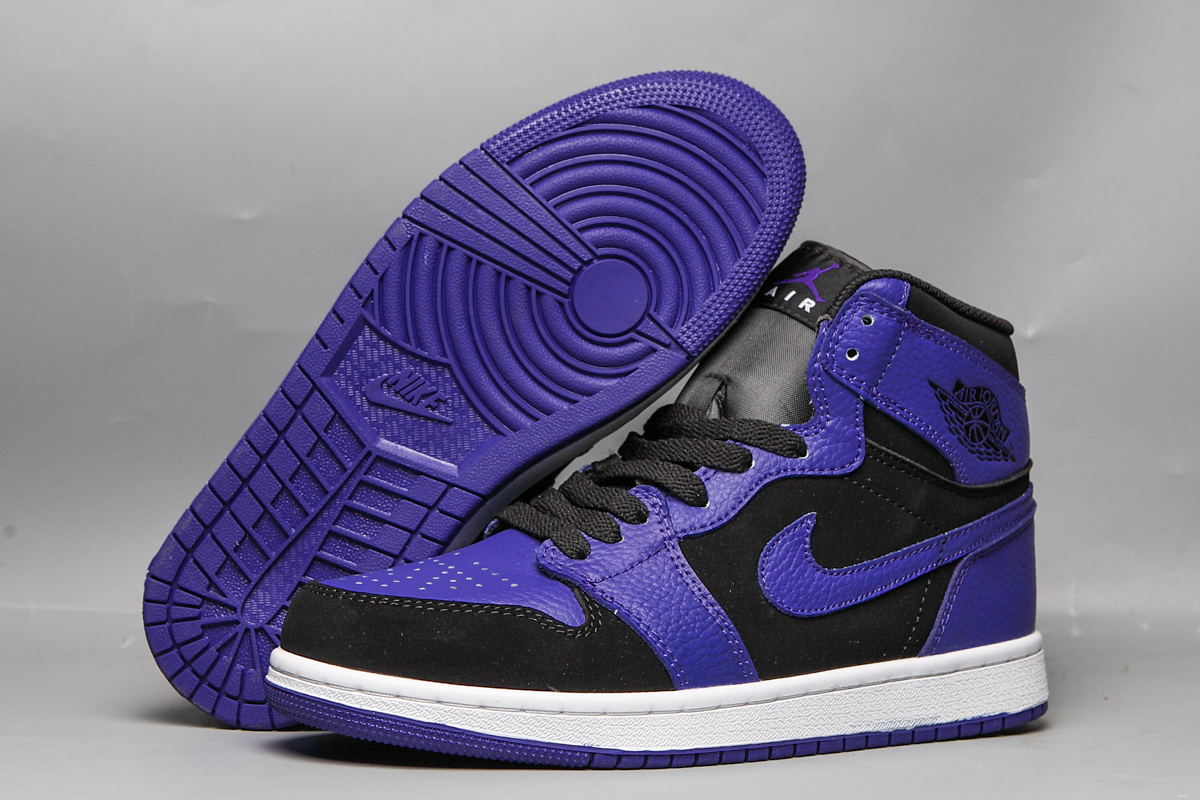 jordan air jordan 1 retro high - Morado Negro