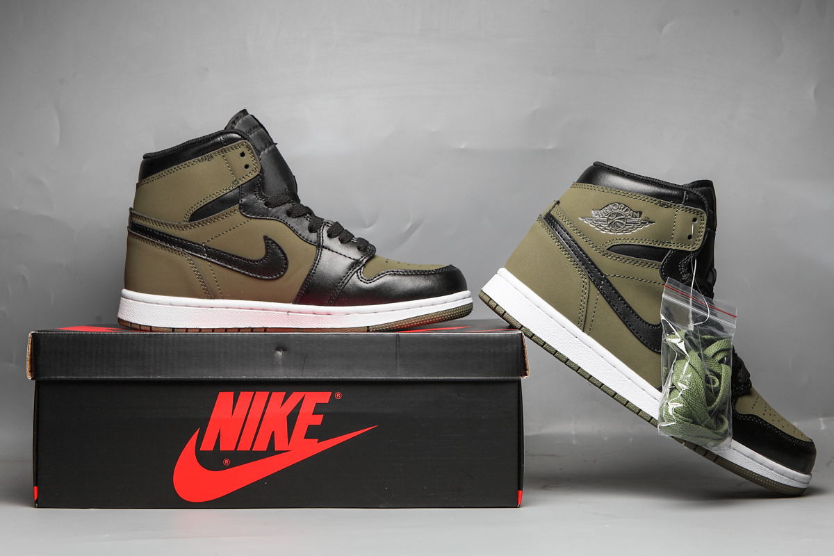 jordan air jordan 1 retro high - Verde Negro