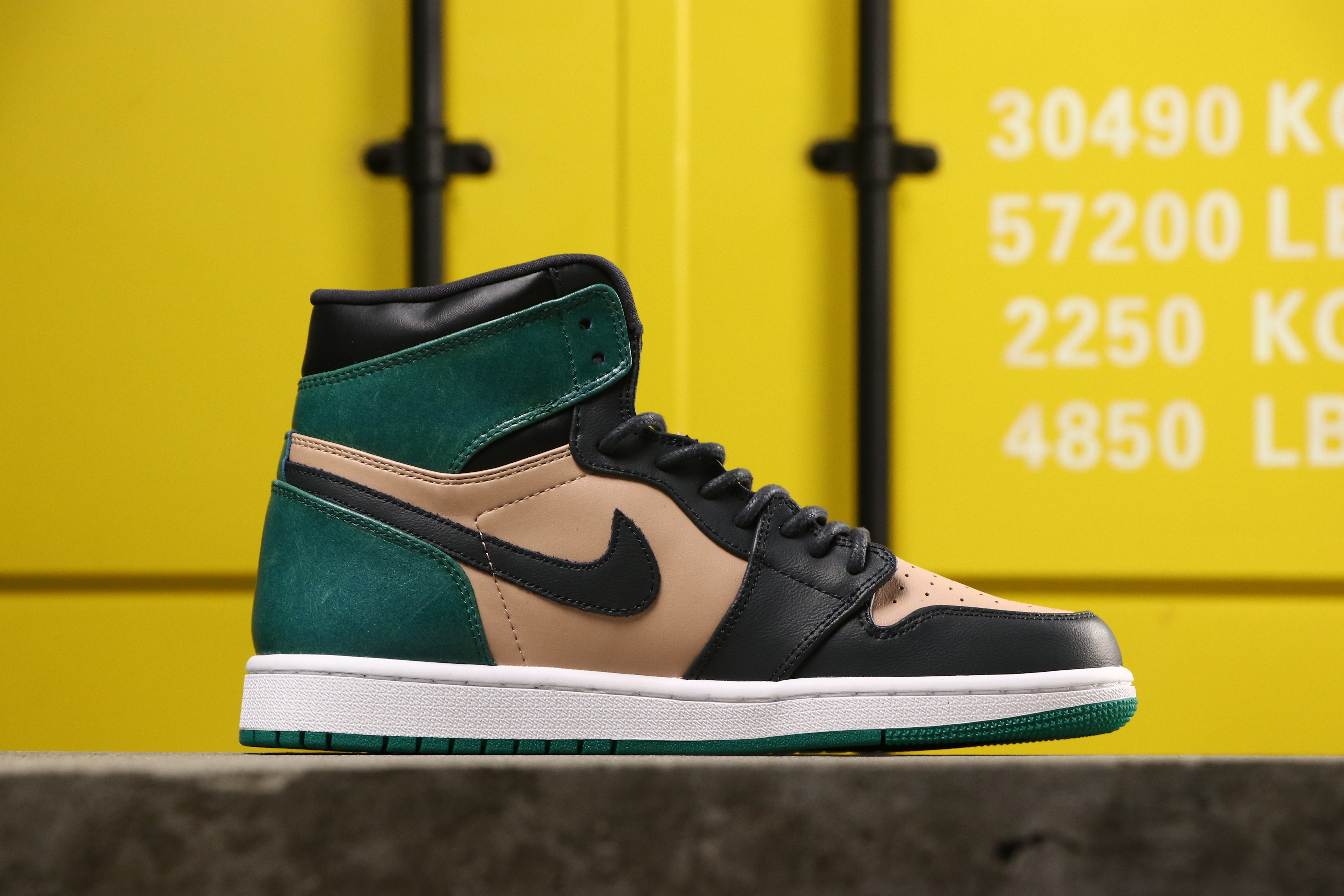 jordan air jordan 1 retro high - Negro Verde Cafe