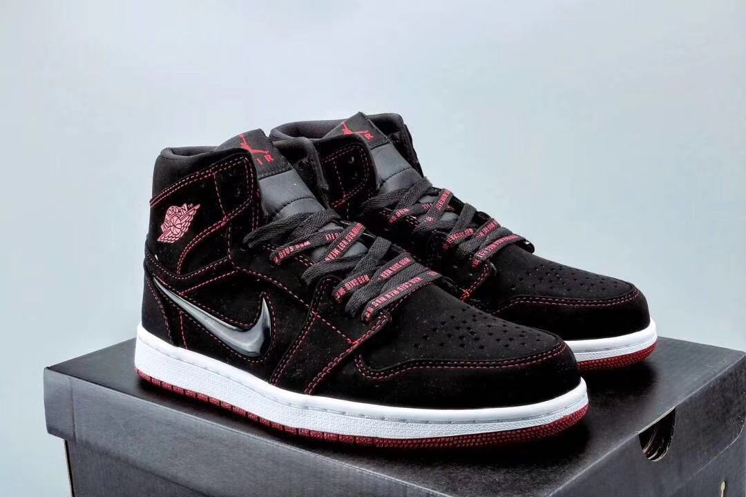 jordan air jordan 1 retro mid - Negro