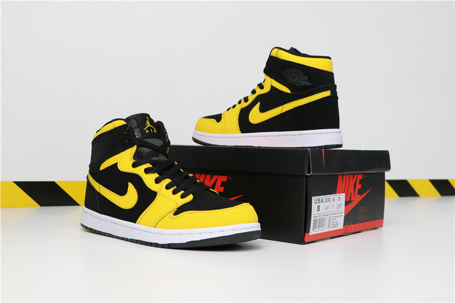 jordan air jordan 1 retro high - Negro Amarillo