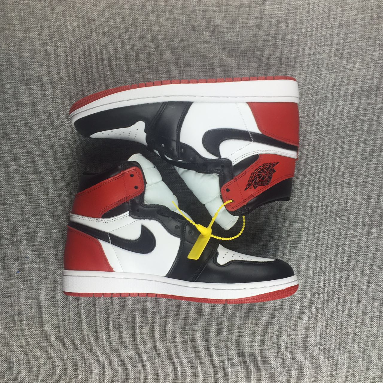 jordan air jordan 1 retro high - Blanco Rojo Negro