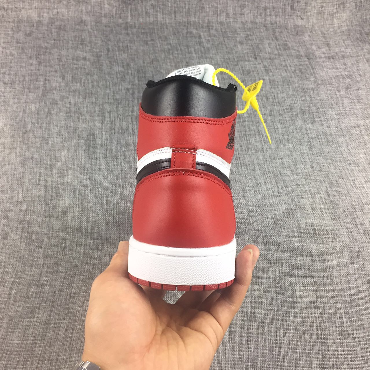 jordan air jordan 1 retro high - Blanco Rojo Negro