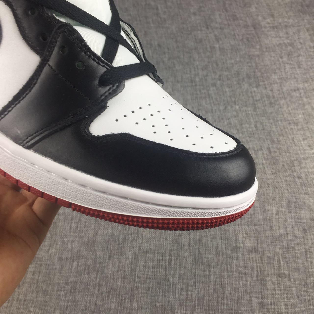 jordan air jordan 1 retro high - Blanco Rojo Negro