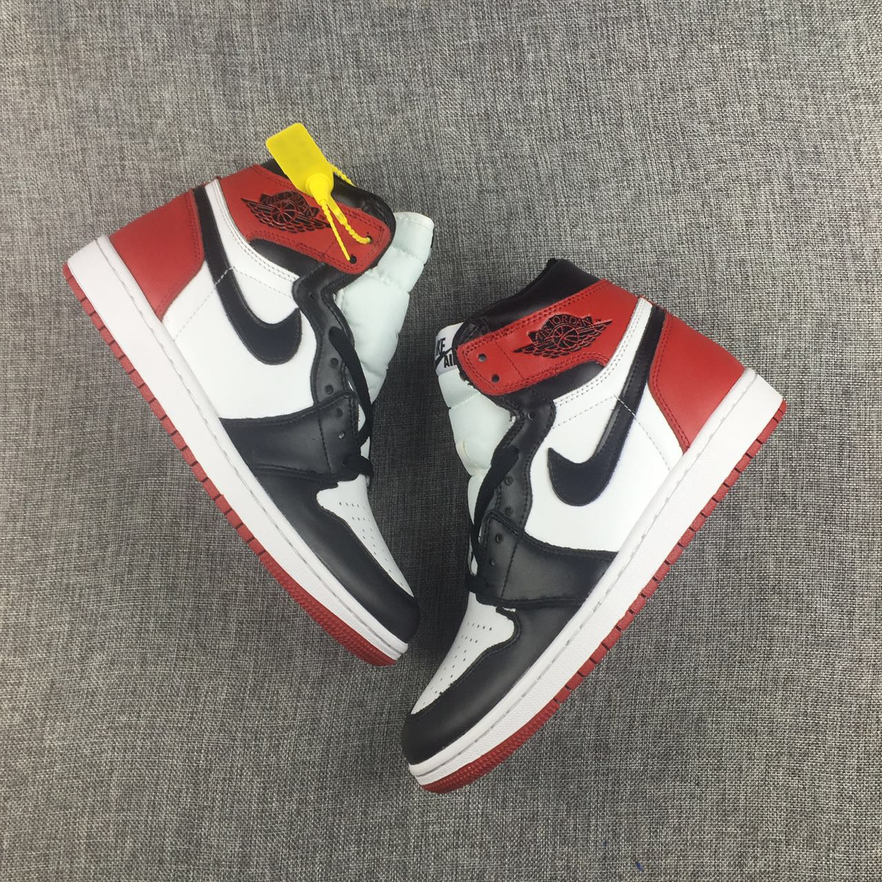 jordan air jordan 1 retro high - Blanco Rojo Negro