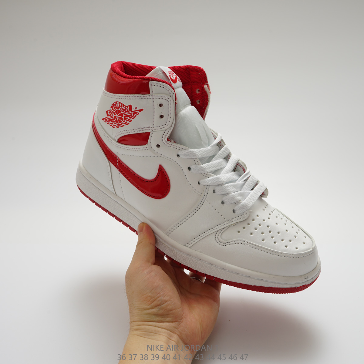 jordan air jordan 1 retro high - Blanco Rojo