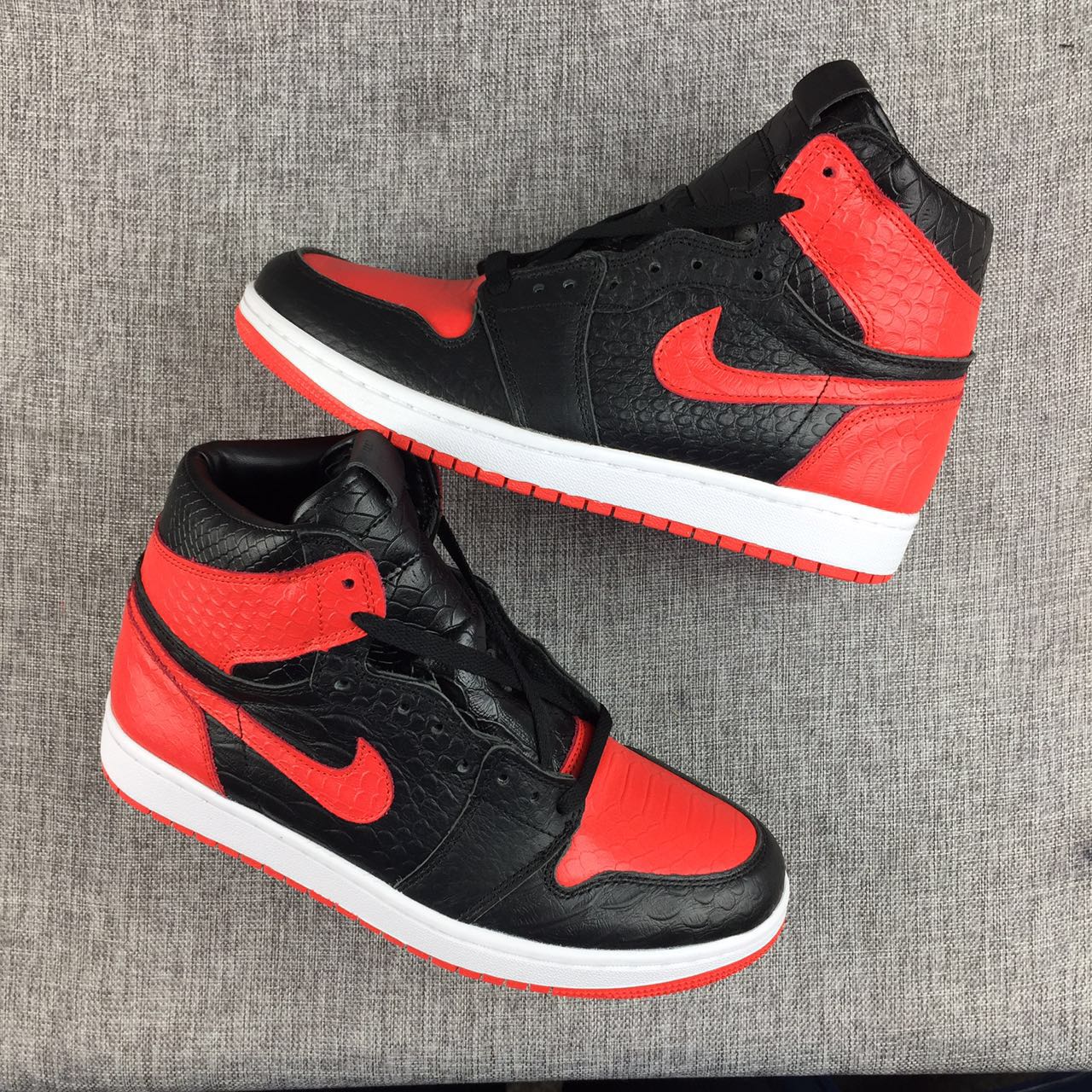 jordan air jordan 1 retro high - Negro Rojo