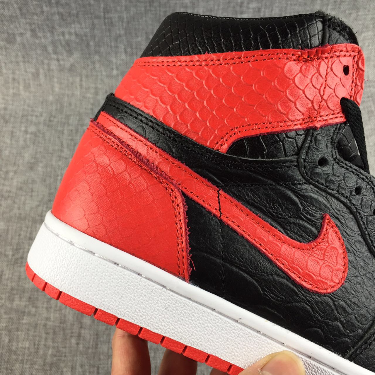 jordan air jordan 1 retro high - Negro Rojo