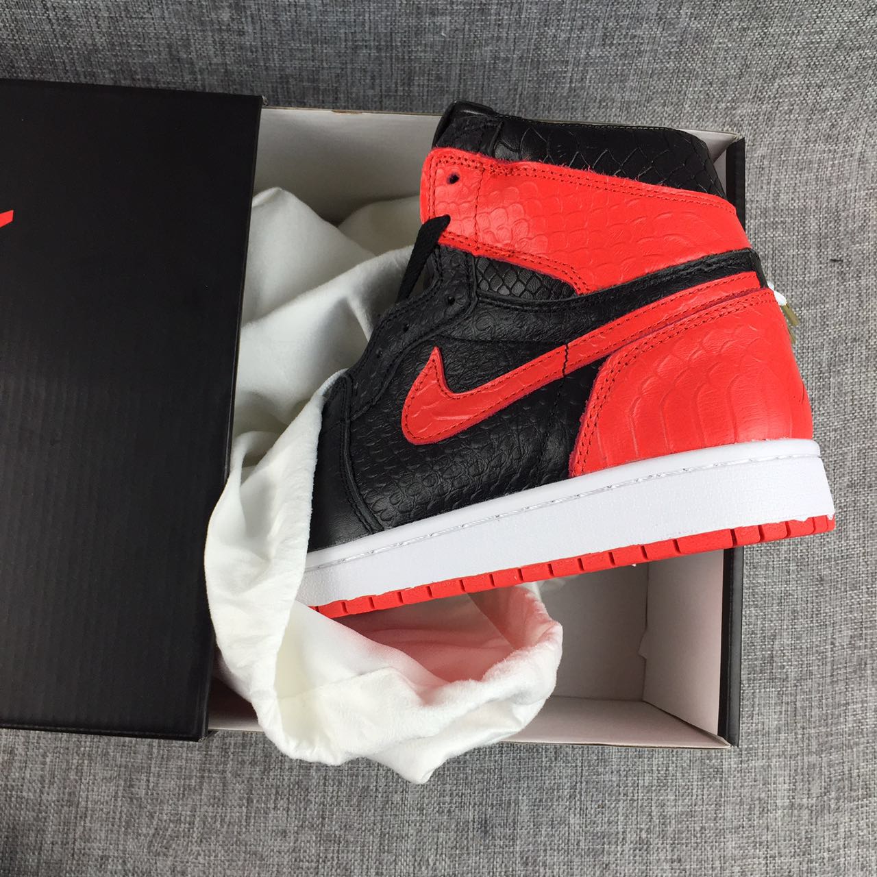 jordan air jordan 1 retro high - Negro Rojo