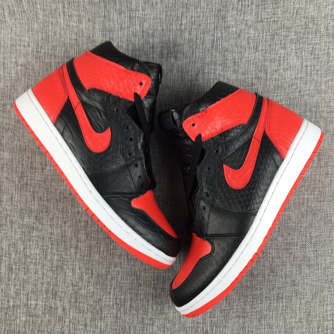 jordan air jordan 1 retro high - Negro Rojo