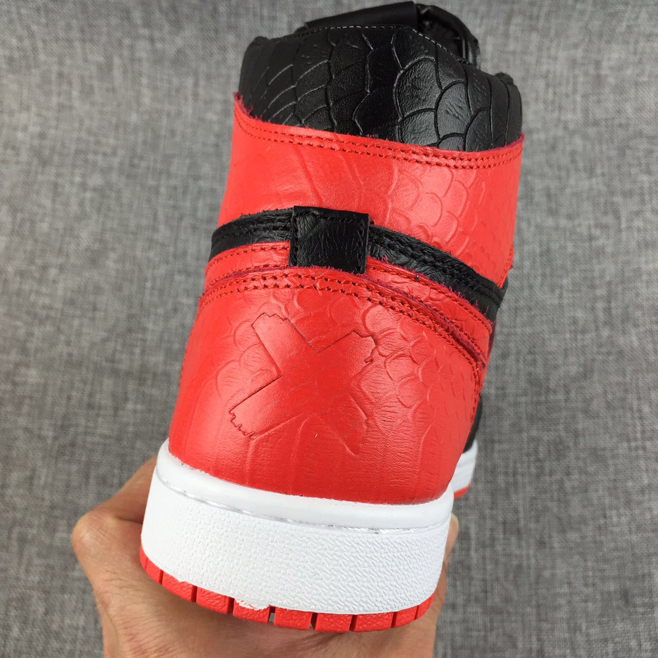 jordan air jordan 1 retro high - Negro Rojo