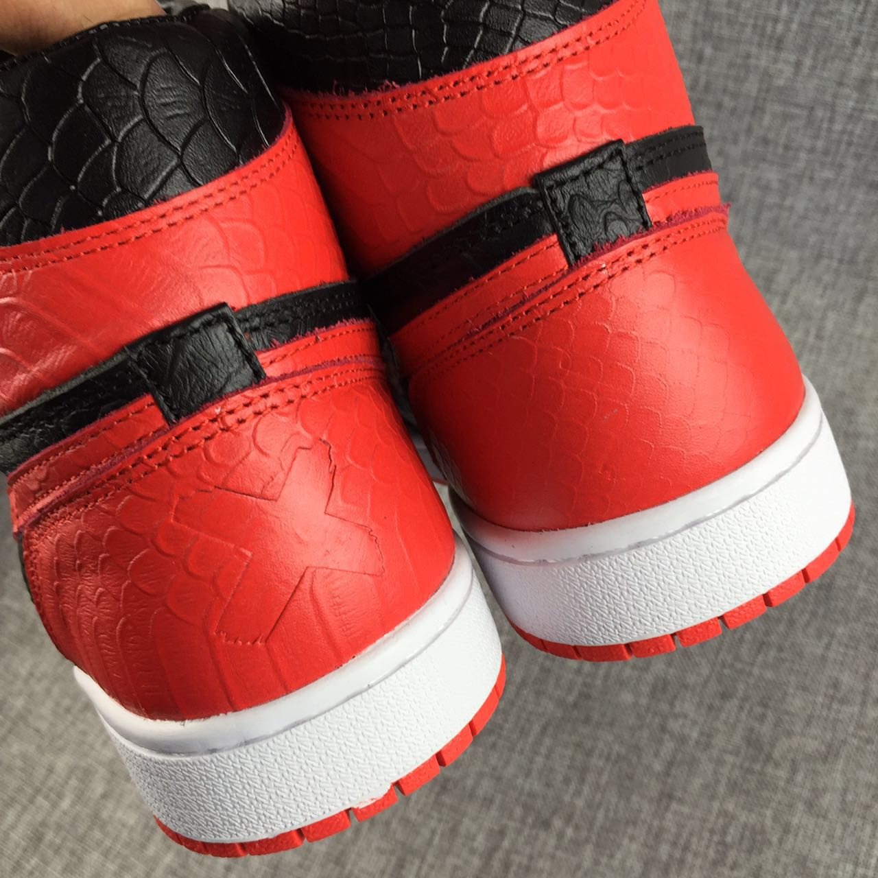 jordan air jordan 1 retro high - Negro Rojo
