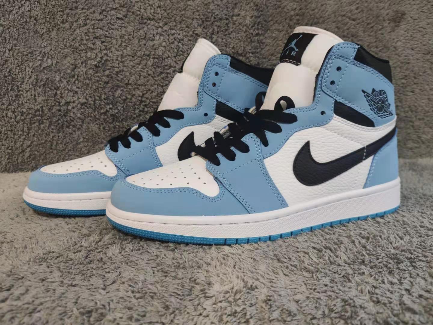 jordan air jordan 1 retro high - Celeste Blanco Negro