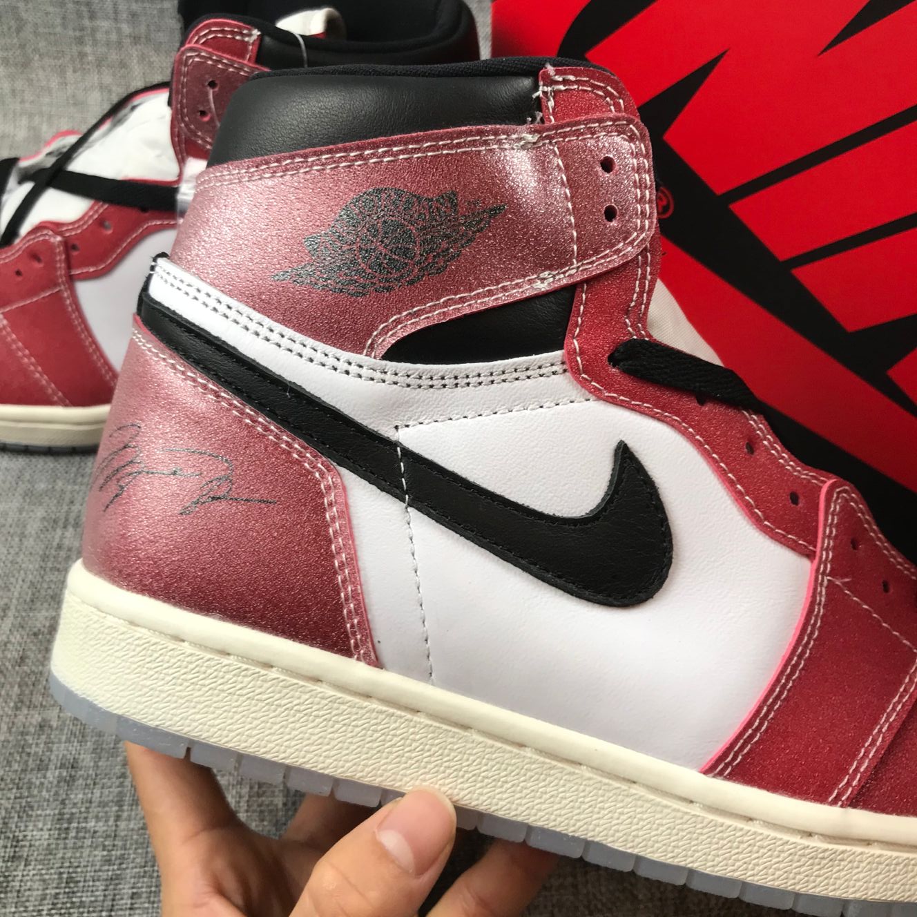 jordan air jordan 1 retro high - Negro Rojo Blanco