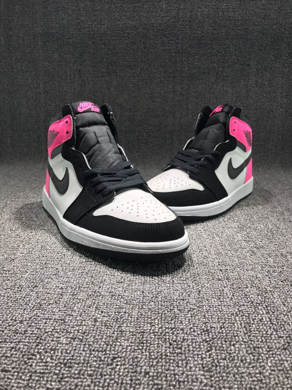 jordan air jordan 1 retro high - Negro Blanco Rosado