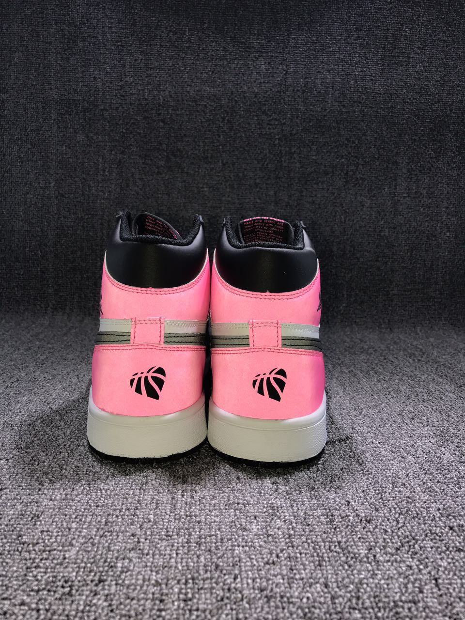 jordan air jordan 1 retro high - Negro Blanco Rosado