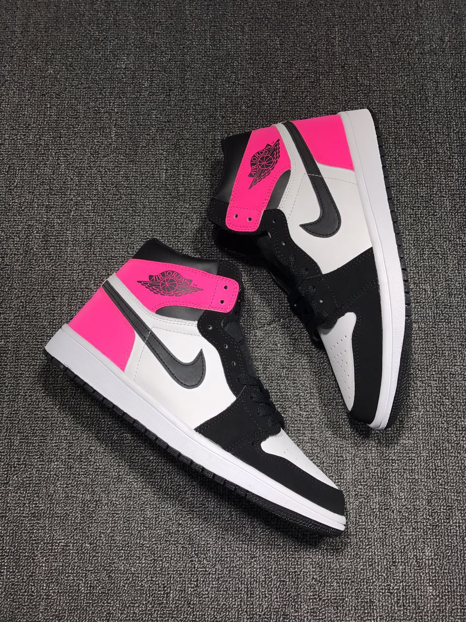 jordan air jordan 1 retro high - Negro Blanco Rosado