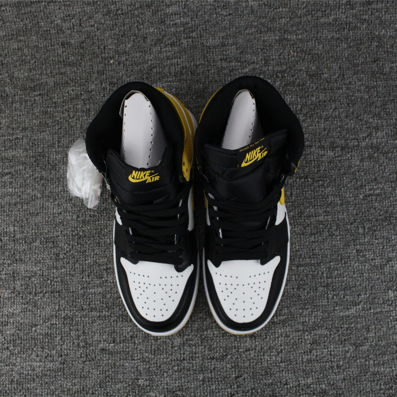 jordan air jordan 1 retro high - Blanco Negro Amarillo