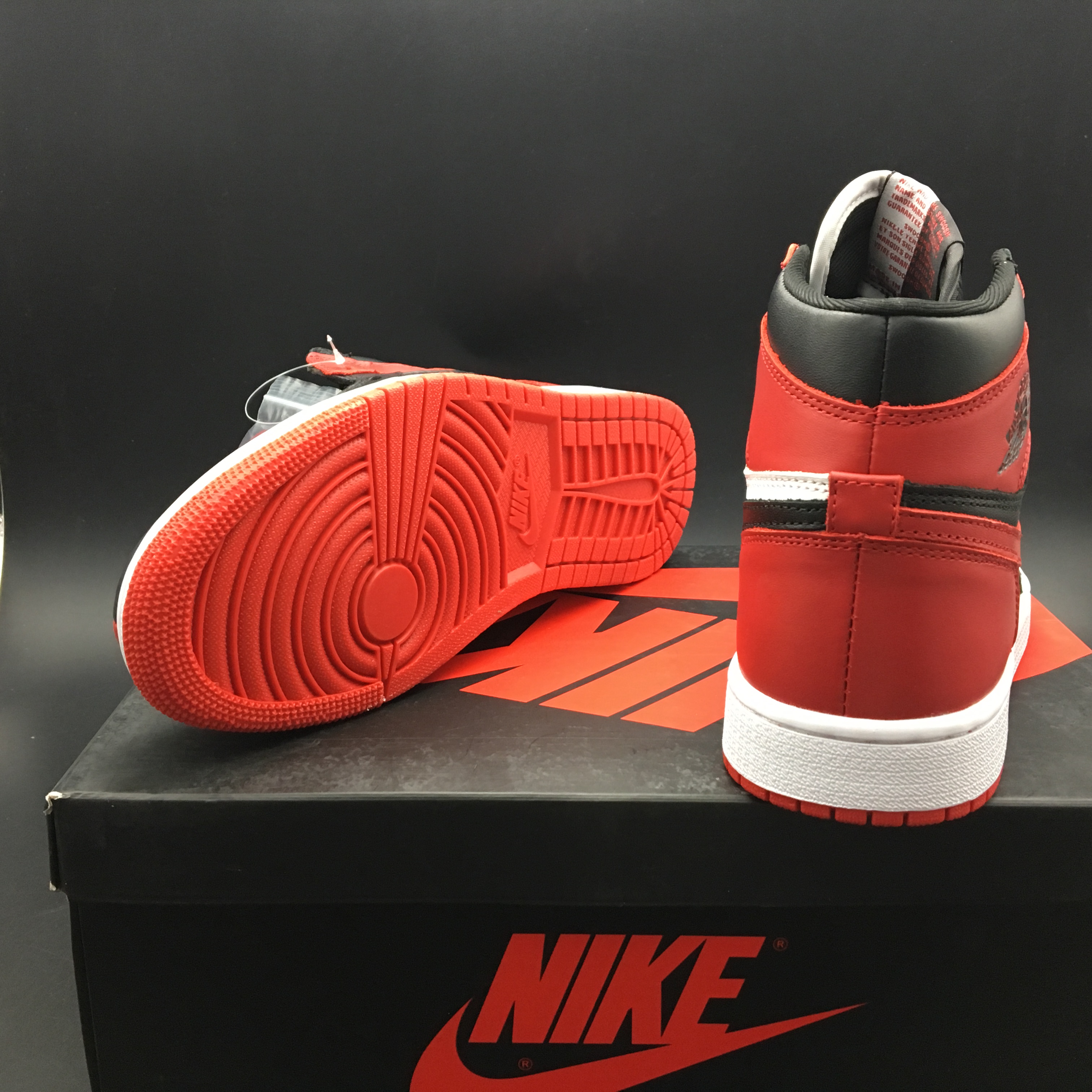 jordan air jordan 1 retro high - Negro Rojo Blanco