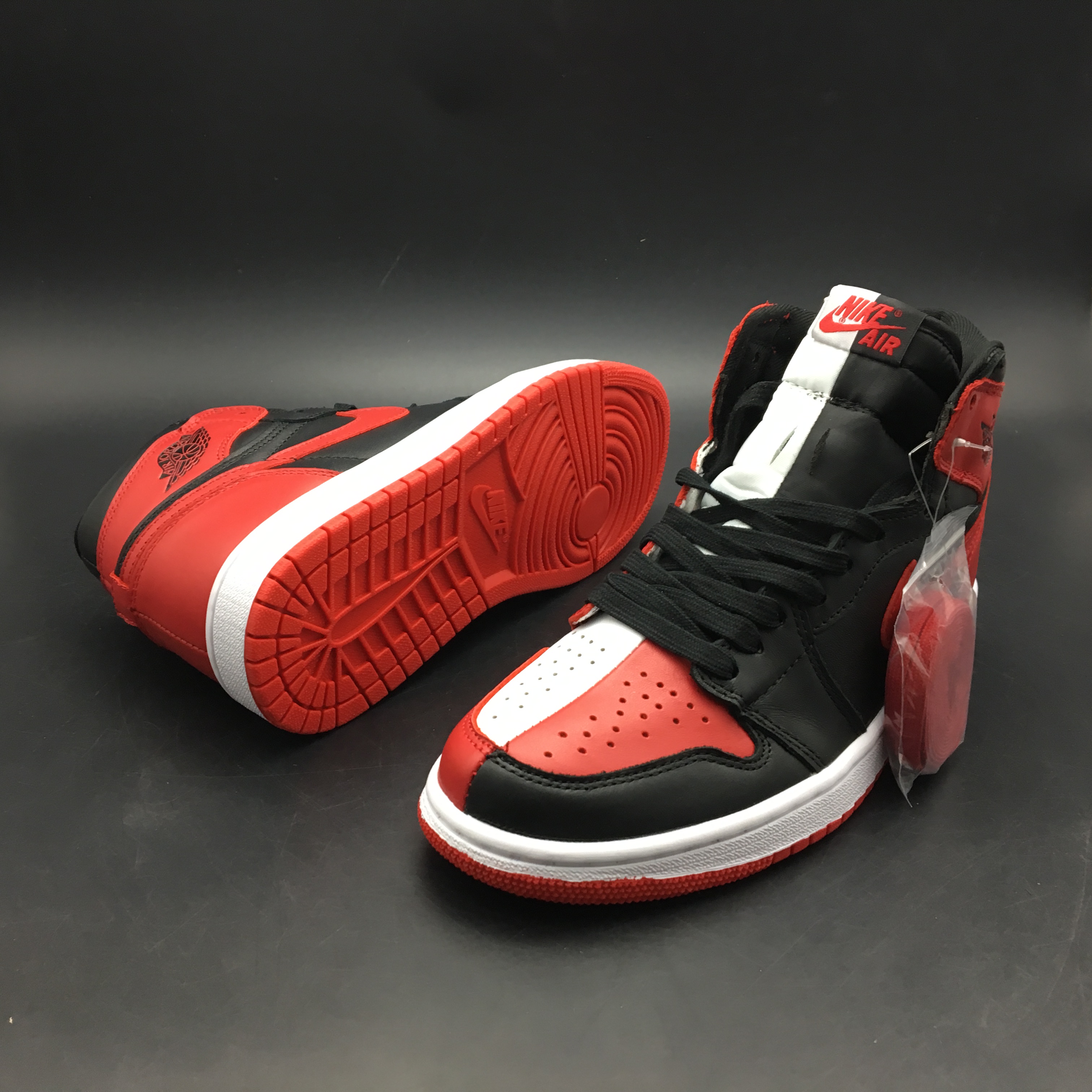 jordan air jordan 1 retro high - Negro Rojo Blanco