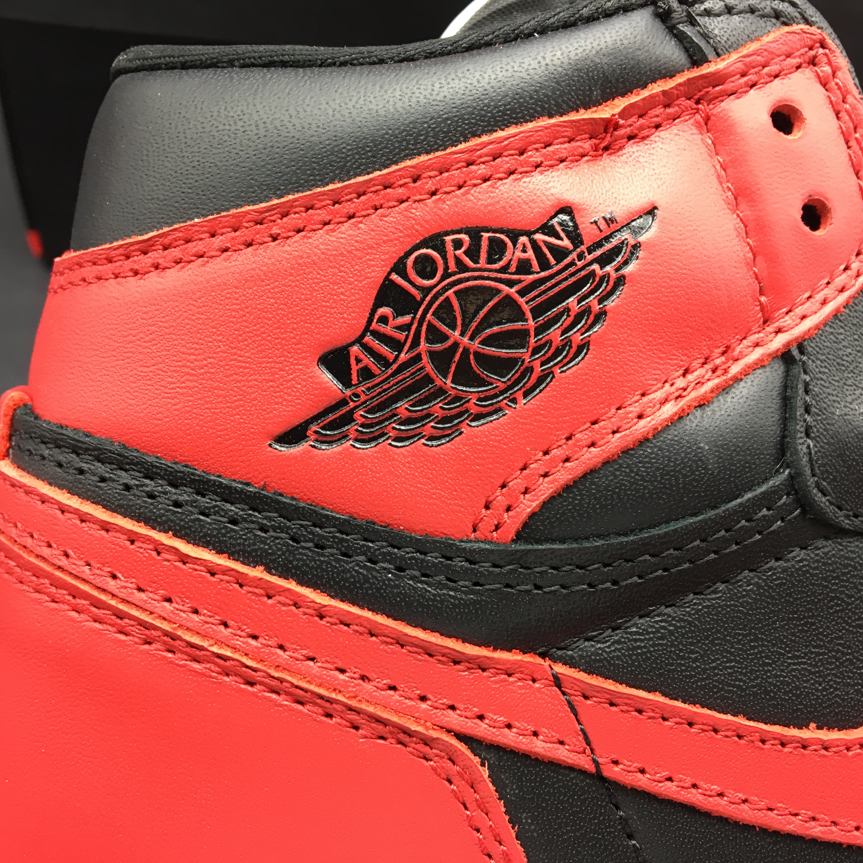 jordan air jordan 1 retro high - Negro Rojo Blanco