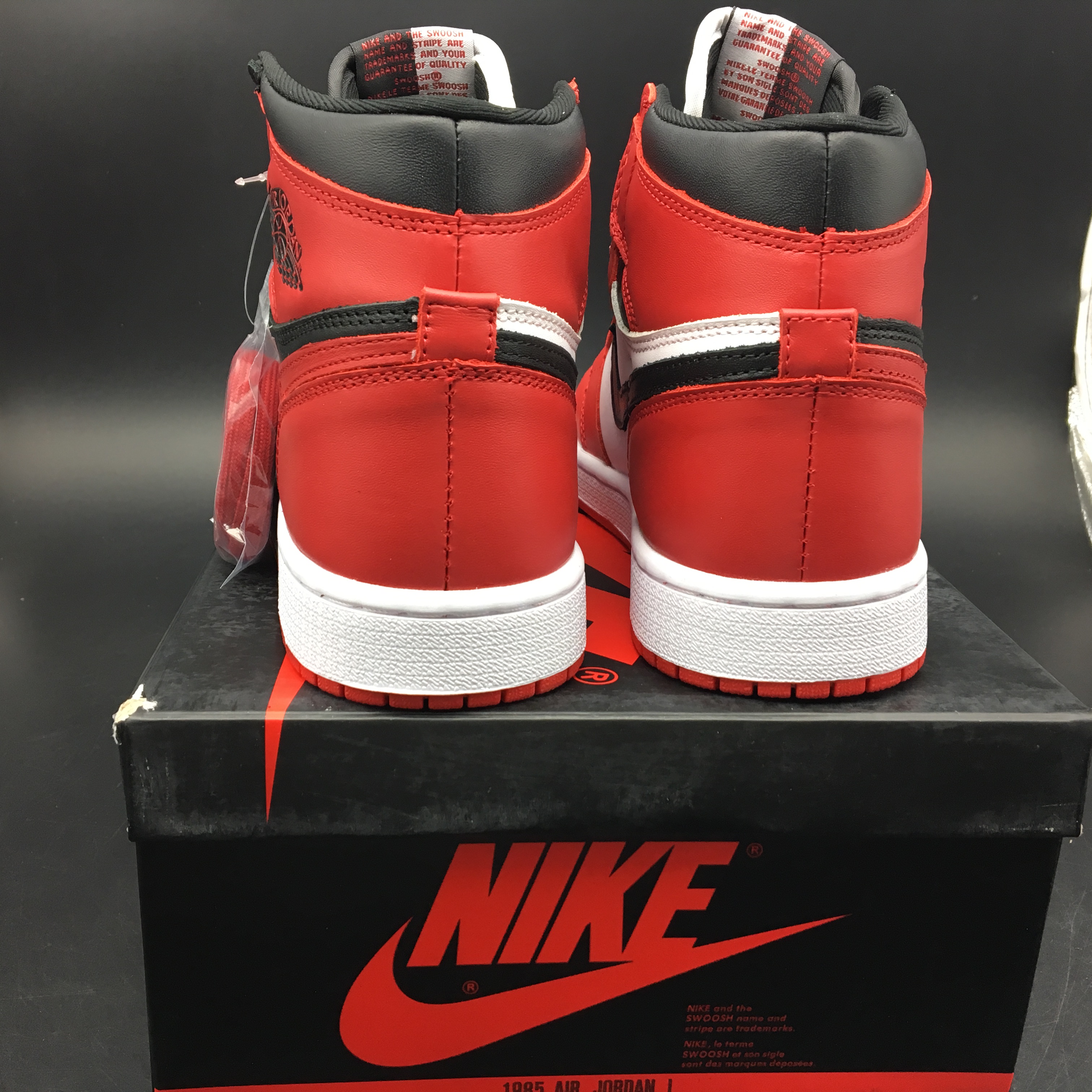 jordan air jordan 1 retro high - Negro Rojo Blanco