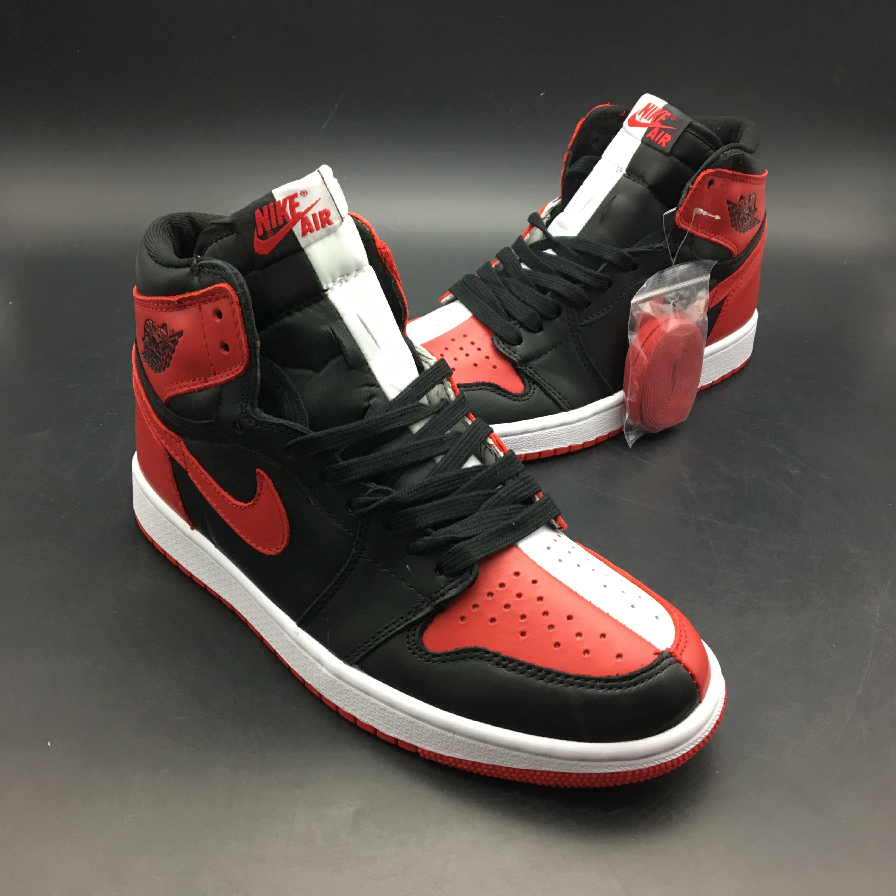jordan air jordan 1 retro high - Negro Rojo Blanco