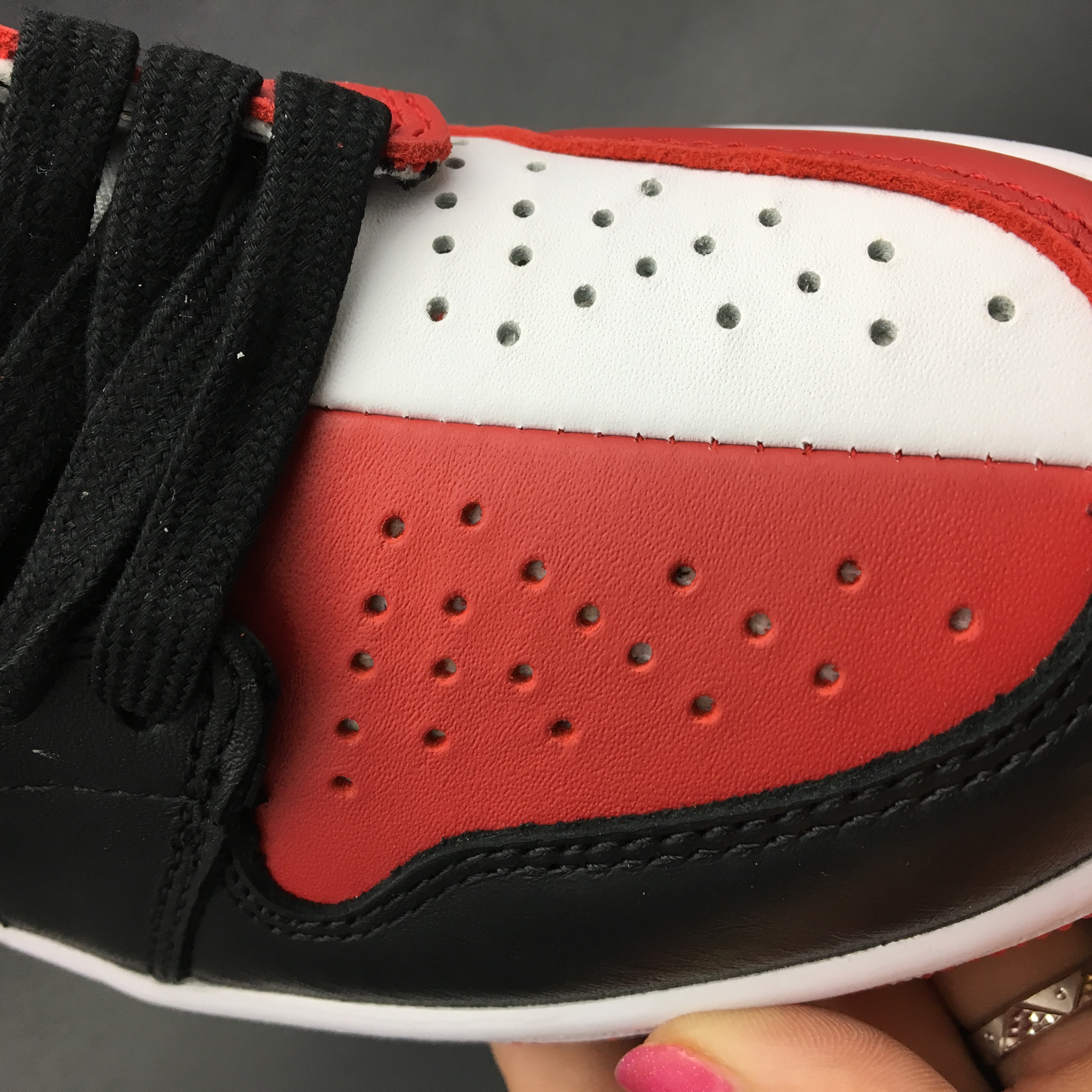 jordan air jordan 1 retro high - Negro Rojo Blanco