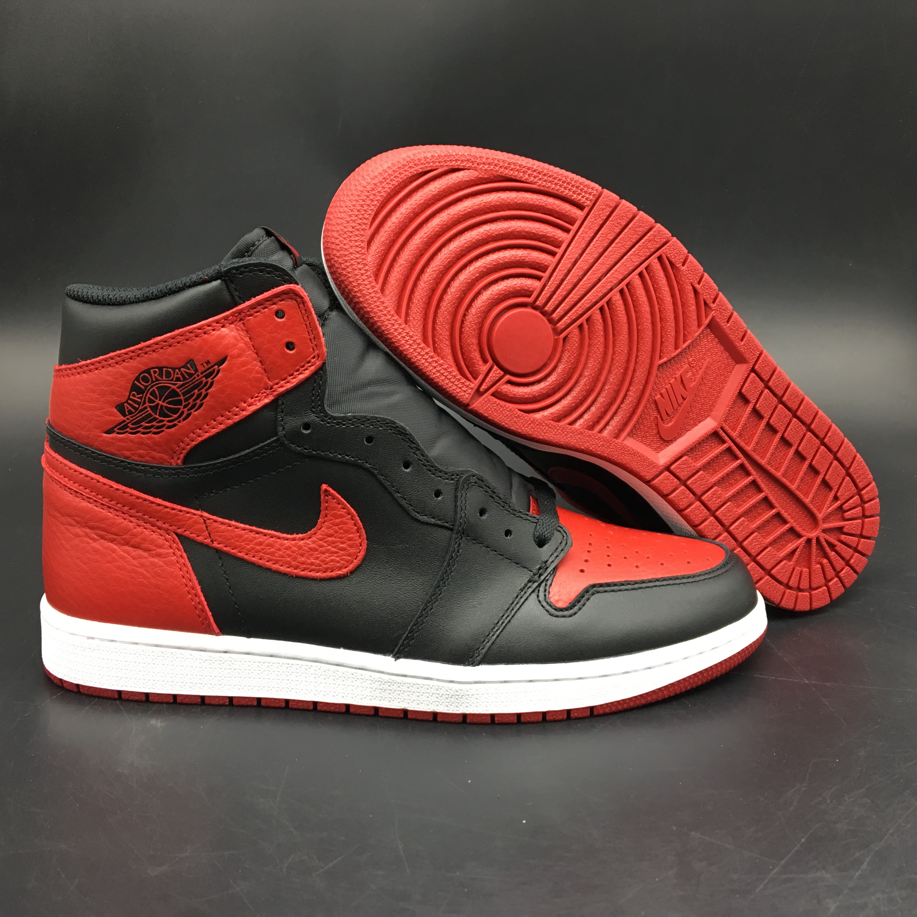 jordan air jordan 1 retro high - Negro Rojo