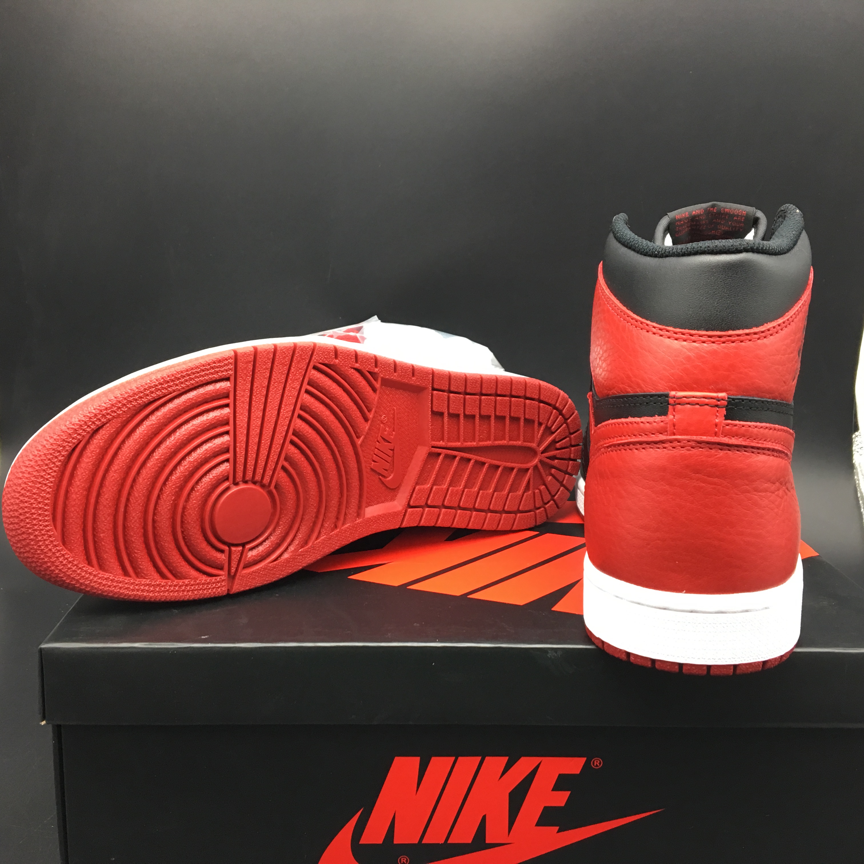 jordan air jordan 1 retro high - Negro Rojo