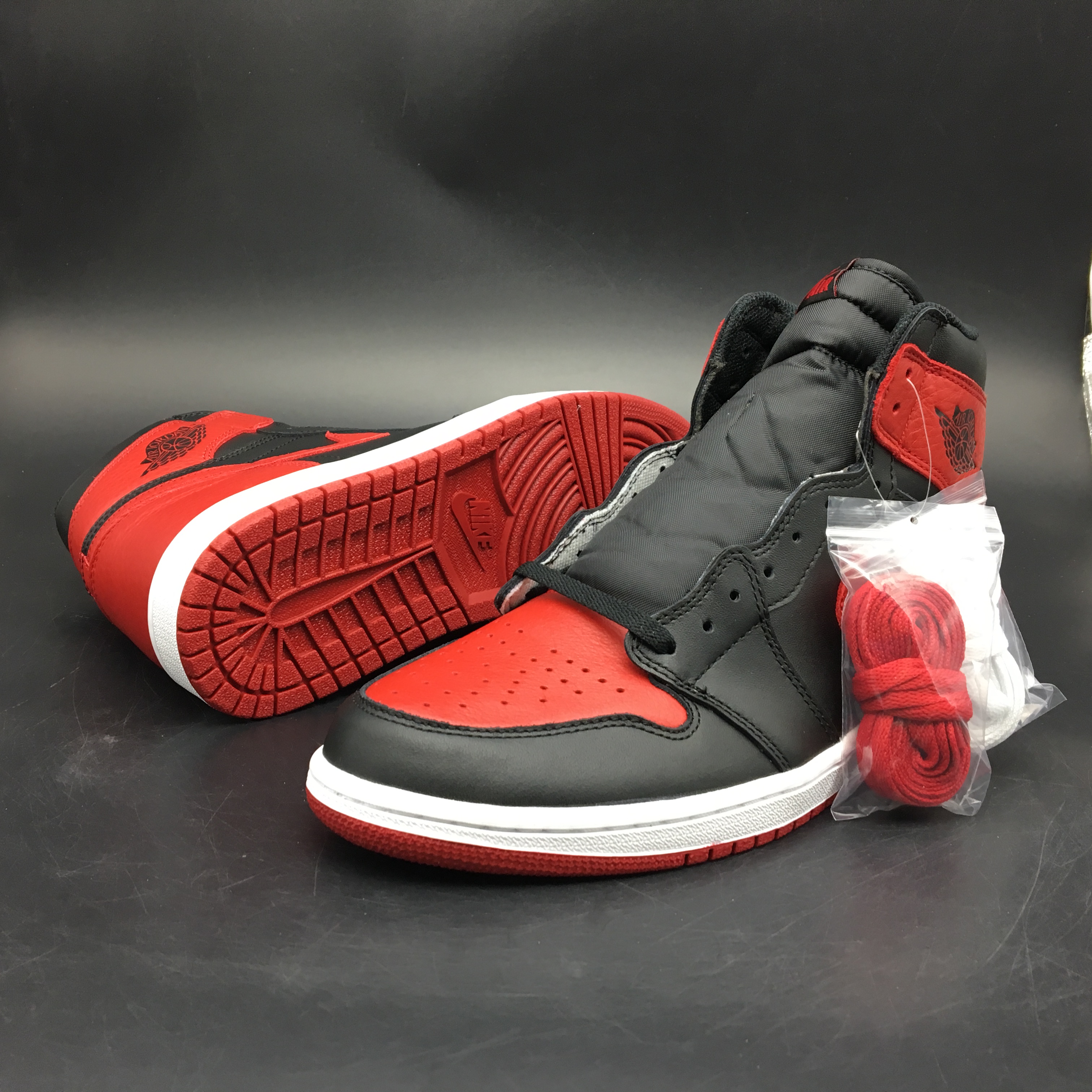 jordan air jordan 1 retro high - Negro Rojo