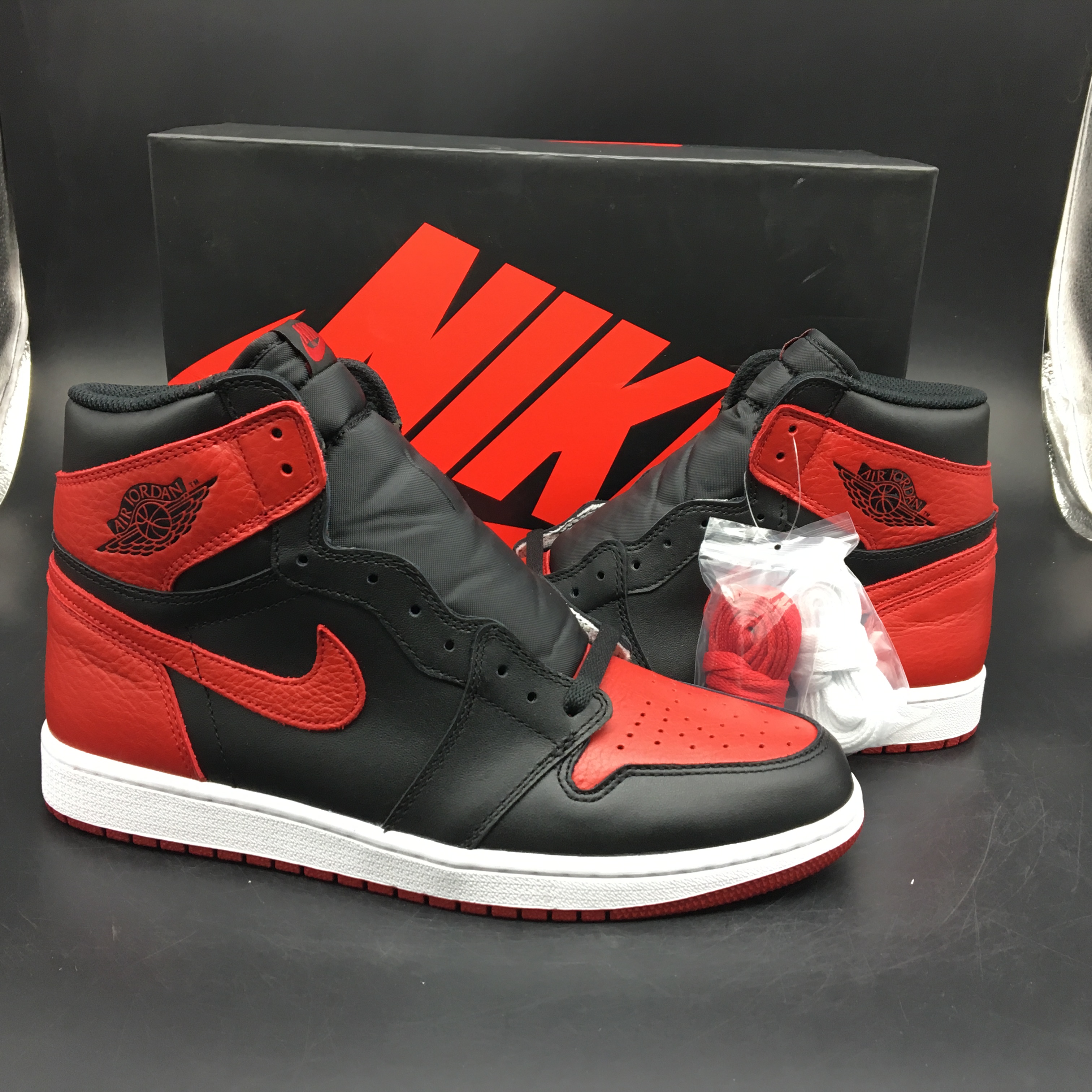 jordan air jordan 1 retro high - Negro Rojo