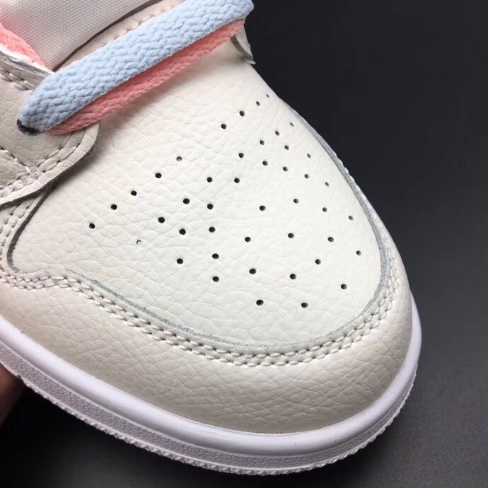 jordan air jordan 1 retro mid - Blanco Rosado Celeste Morado