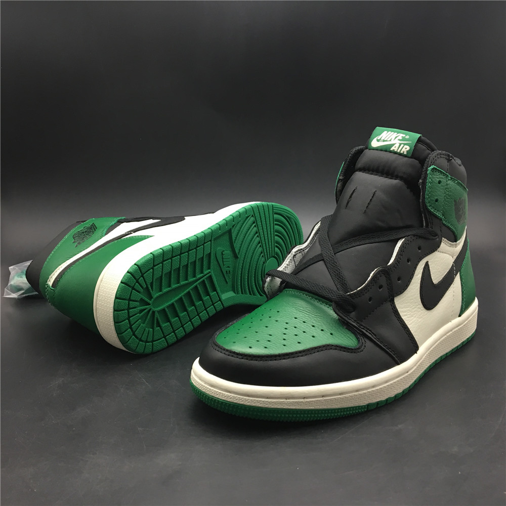 jordan air jordan 1 retro high - Negro Verde Blanco